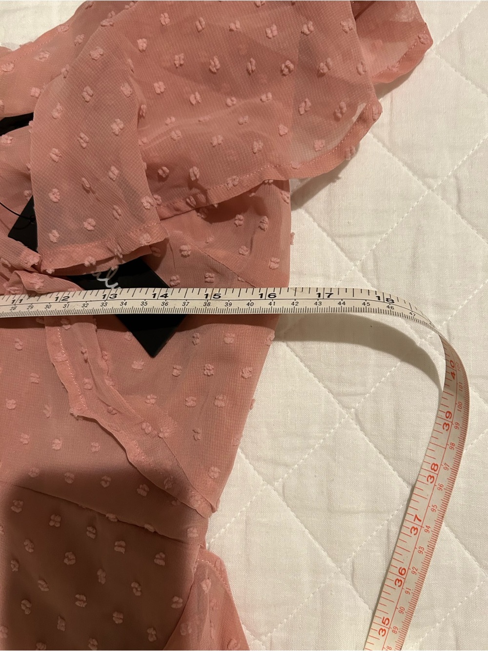 Lulu's Dusty Rose Ruffle Maxi Dress - Picture 9 of 10
